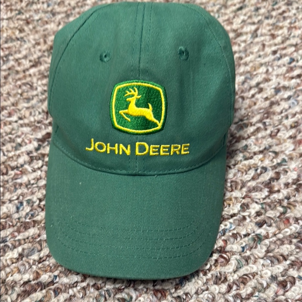 John Deere Green Cap with Yellow Logo